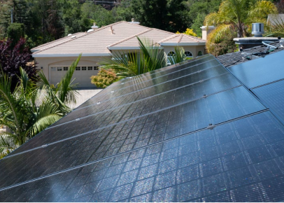 Panels on Roof